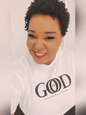 White Graphic “God Is Good” Tee